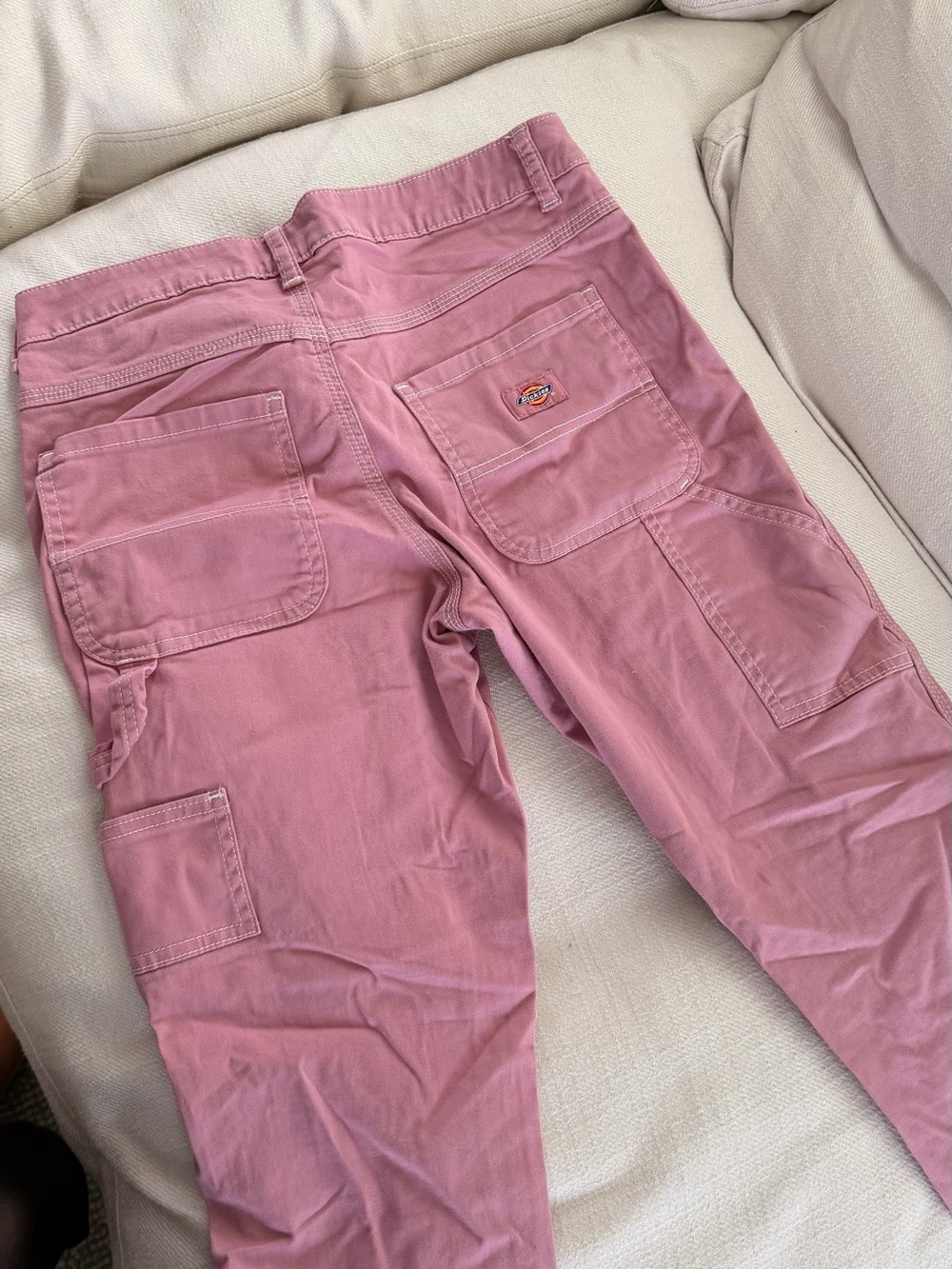 Dickies Rose Pink Carpenter Pants - Picture 2 of 6